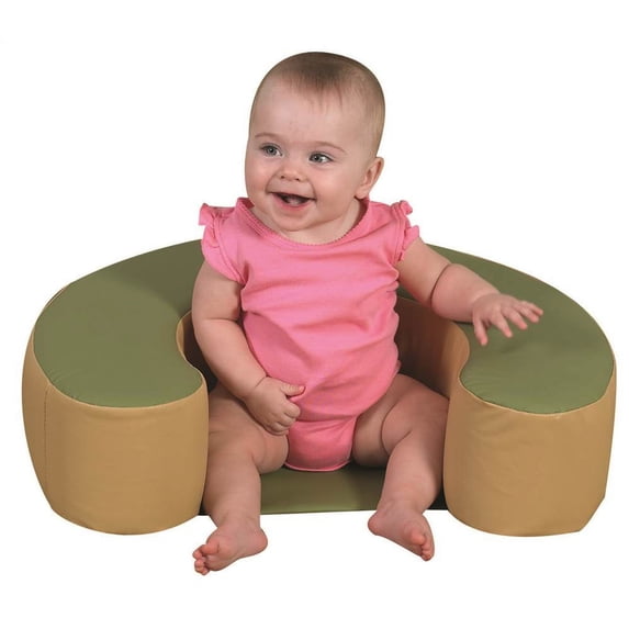 Children's Factory Woodland Sit Me Up in Sage and Almond
