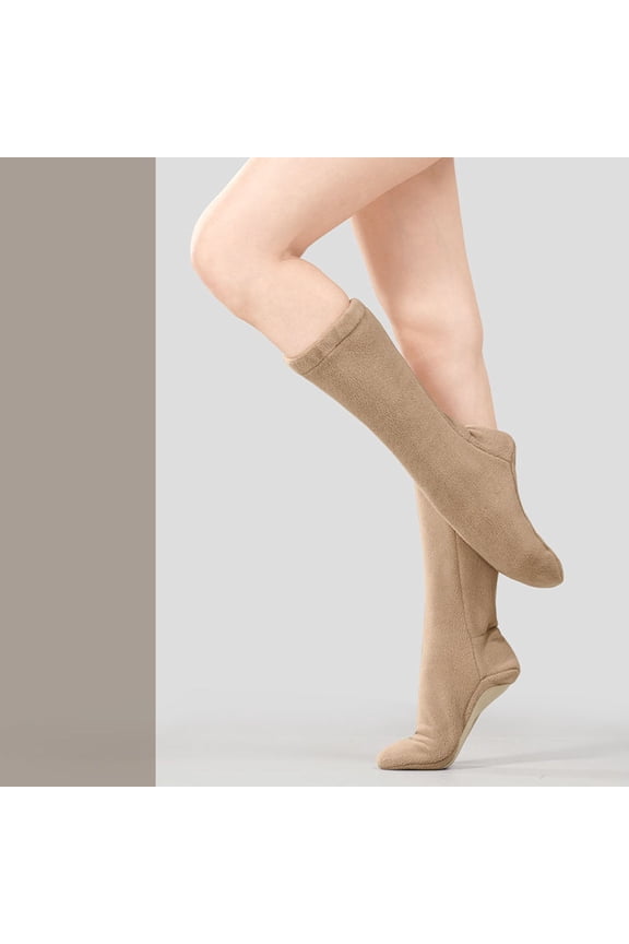 Children's Fashion Casual Soft Sole Dance Shoes Warm Fleece Lined Practice Boots for Girls Kids Toddler Ballet Shoes Non-Slip Artificial Leather