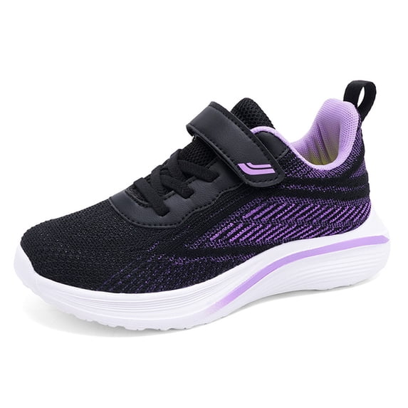 Children's Fashion Mesh Lace Up Sneakers Color Matching Casual Comfortable Running Shoes