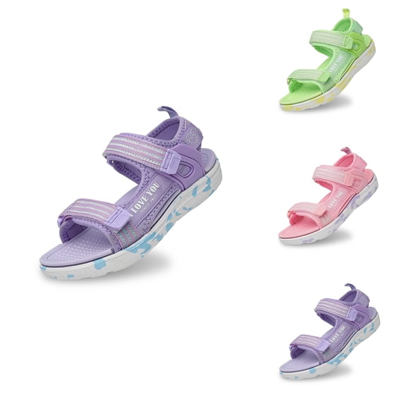 Children's Fashion Sandals, Solid Color Open-Toe Breathable Comfortable Baby Boys Girls Infant Summer Outdoor Anti-Slip Rubber Soft Sole Toddler First Walker Shoes