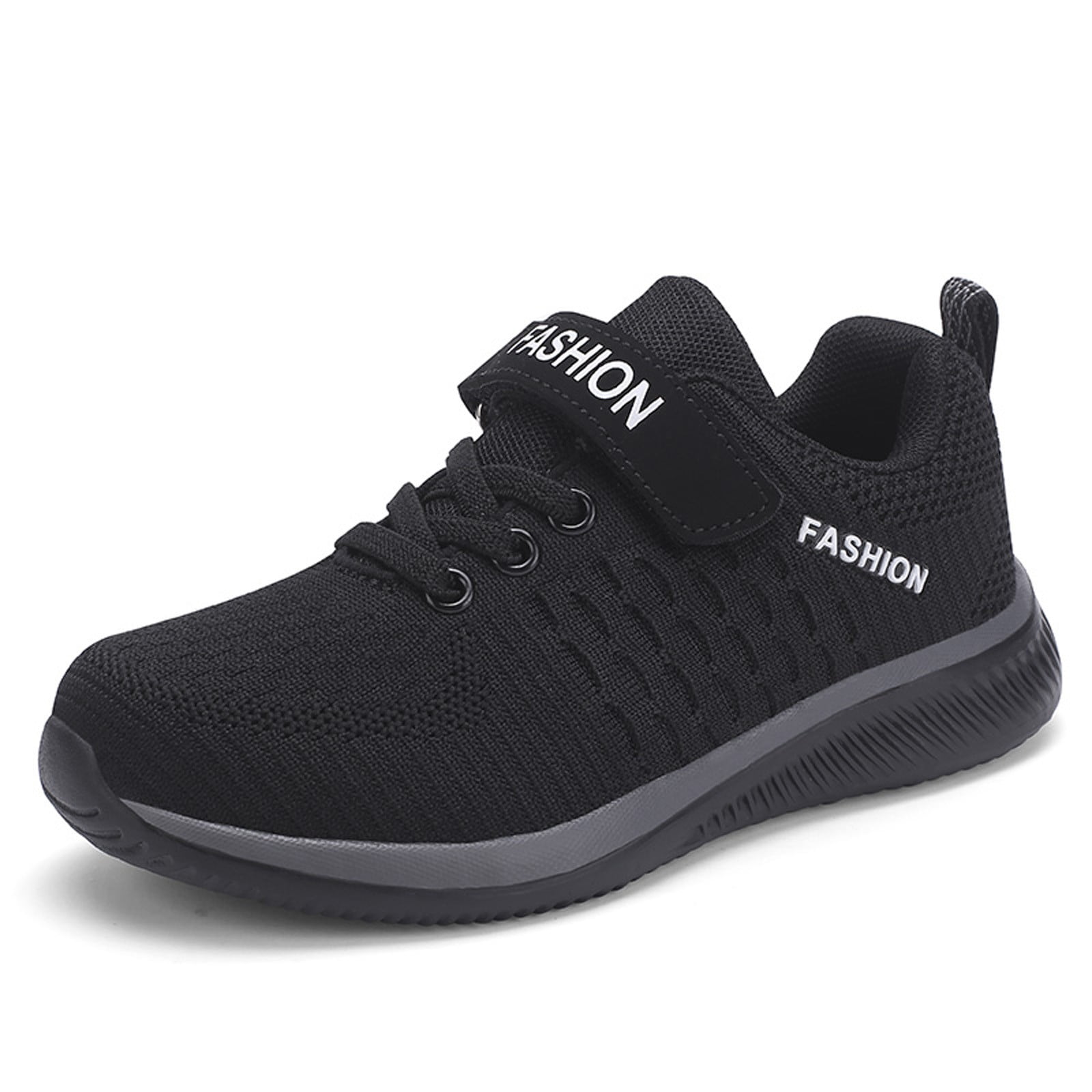 Children's Fashion Solid Color Size 3 Tennis Shoes for Girls Mesh Flying Woven Sneakers Girls Canvas Shoes for Boys and Girls Shoes for Girls Comfortable Breathable Running