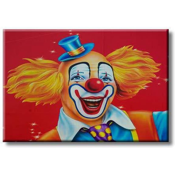 Children's Favorite Clown Lovely Picture on Stretched Canvas, Wall Art Décor, Ready to Hang
