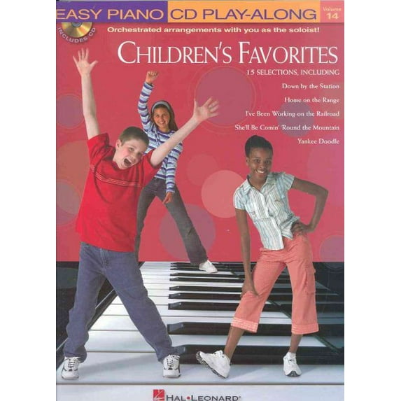 Children's Favorites : Easy Piano CD Play-Along Volume 14 (Paperback)