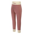 thumbnail image 1 of Children's Fleece Leggings Pants Solid Color Thermal Warm Elastic Waist Pant Casual Comfortable Legging for Kids Pink 14-15 Years, 1 of 3