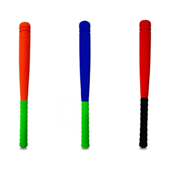 Children's Foam Baseball Bat Toy-Indoor Soft and Super Safe T-Ball Set Suitable for Children Aged 3-5 and Up,1 Pieces Baseball Bat-Random Color
