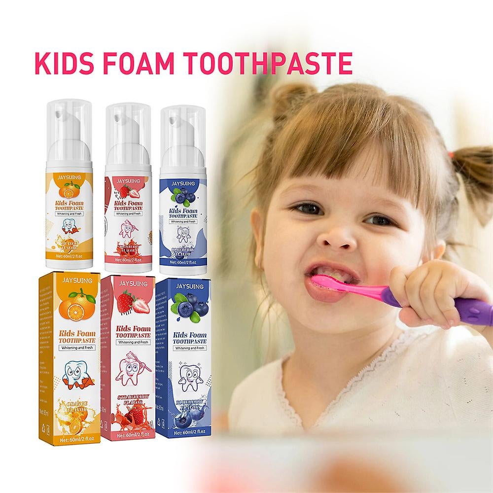 Children's Foam Toothpaste Teeth Whitening Mousse Toothpaste Oral ...