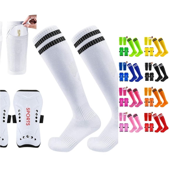Children's Football Guards & Socks 3 Piece Set Lightweight & for Kids Ages 3 10 Socks Size 9 Kids