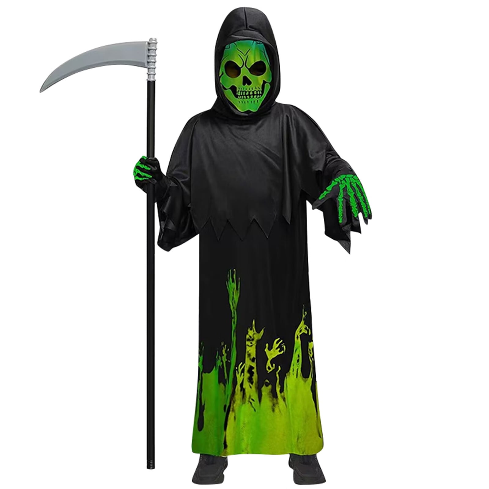Children's Ghost Costume Glow in the Dark Cos Role Play Costume ...