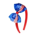 thumbnail image 1 of Children's Hair Accessories Bow Headband Featuring Red Blue and White Design for Stylish Barrettes, 1 of 4