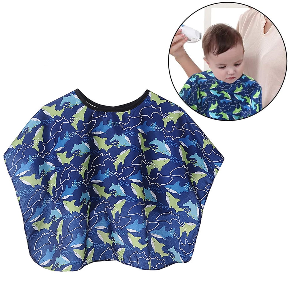 Children's Hairdressing Cloth Cartoon Dolphin Haircut Cape Waterproof