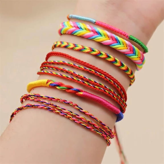 Children's Hand-woven Colorful Carrying Strap