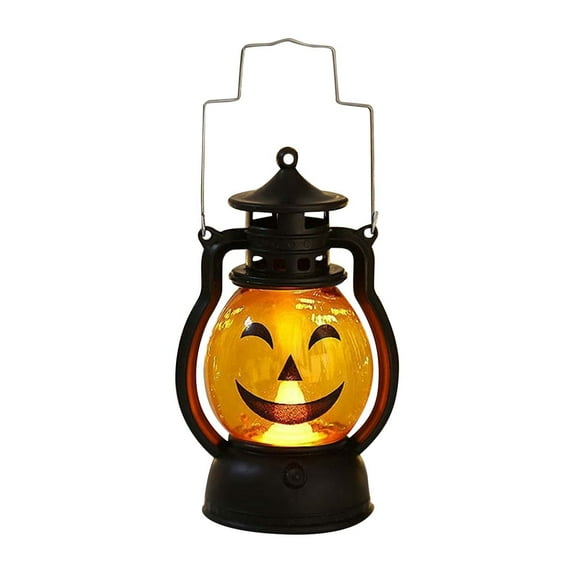 Children's Handheld Pumpkin Light Up Kids Led Lights Battery Operated Halloween Pumpkin Light Indoor Outdoor Decoration Ornaments Funny Expressio.