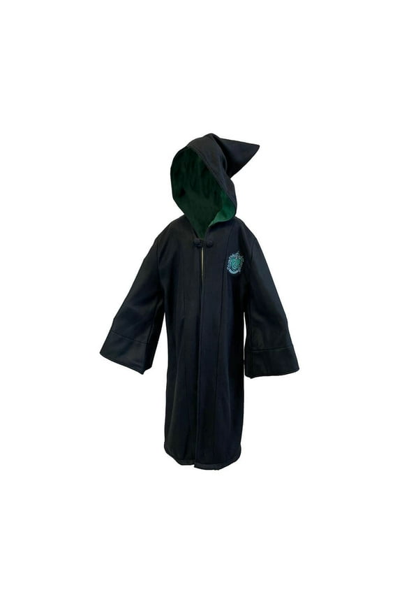Children's Harry Potter Slytherin Replica Robe Robe - Soft Fleece Loungewear Dressing Gown: 7-9 years
