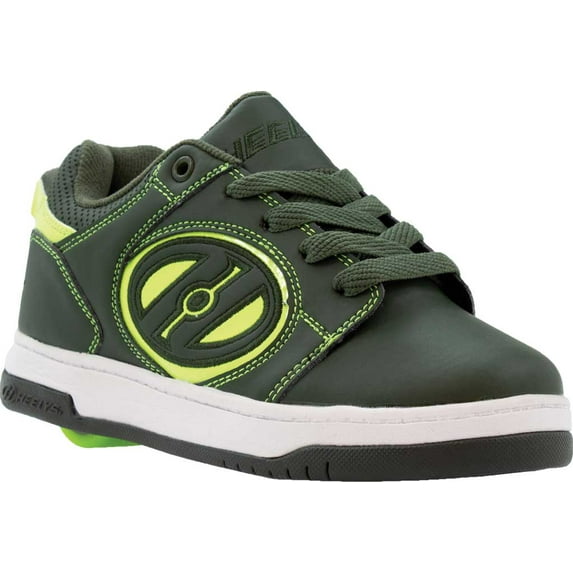 Children's Heelys Vopel Roller Shoe Forest Green/Bright Yellow 1 M