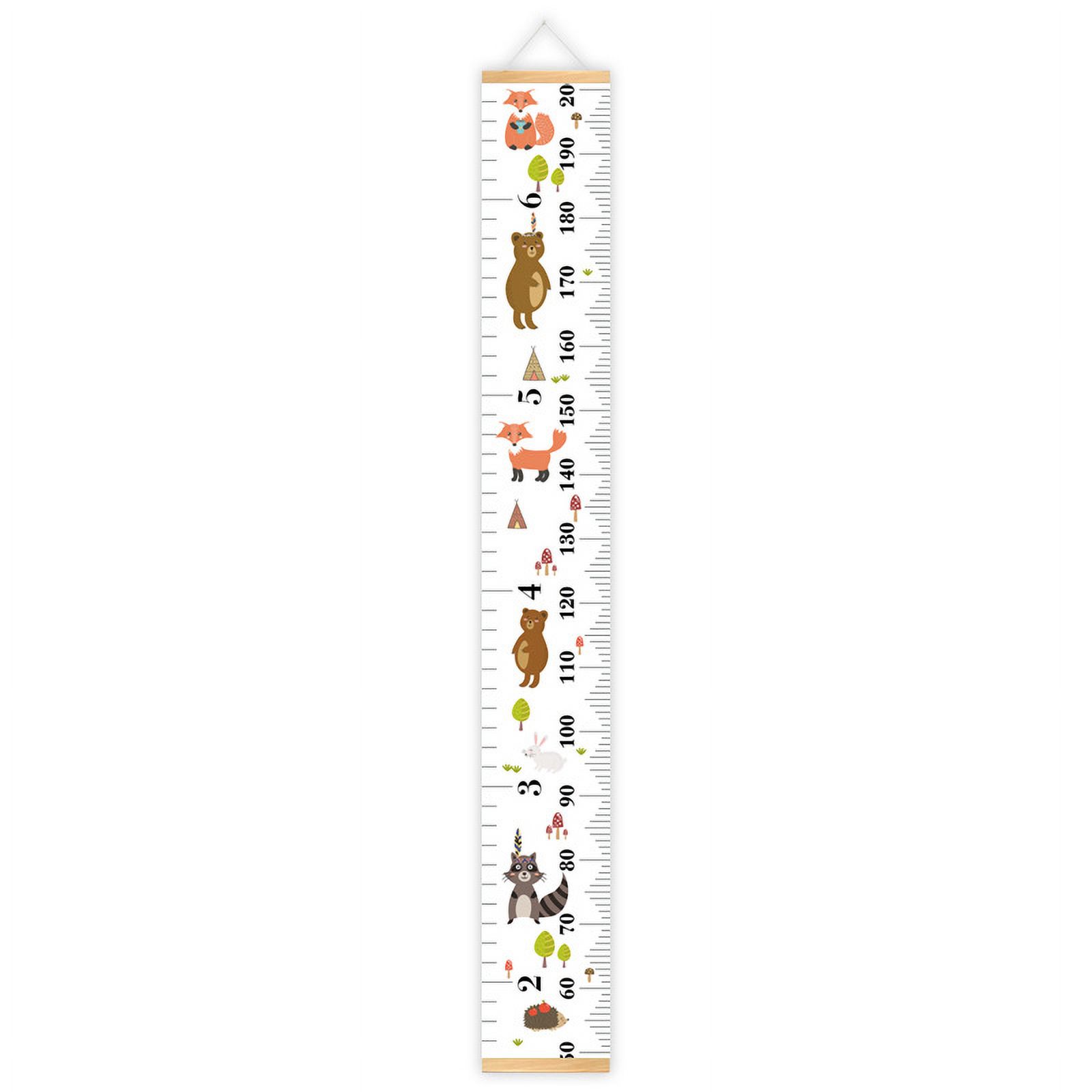 Children's Height Sticker Cartoon Animal Height Measuring Ruler