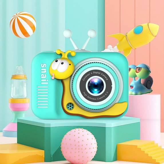 Children's Holiday Gift Digital Camera, High-Definition Front And Rear Shot 2000W Mini 2.0 Inch Video Camera with Photo/Video Function, Colorful Frames/Filters, Games, Portable for Kids 3-12