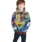 Children's Hoodies Yu-Gi-Oh 3D Print Pullover Hooded Sweatshirt for Girls/Boys/Kid's/Youth