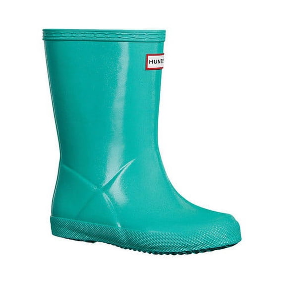 Toddler Hunter Kids First Classic Starcloud Glitter Rain Boot, Size 10 M Ocean Swell
