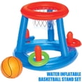 thumbnail image 2 of American Flag Pool Basketball & Ring Toss Game - 2-in-1 Inflatable Pool Toys For Summer Fun 2 of 4
