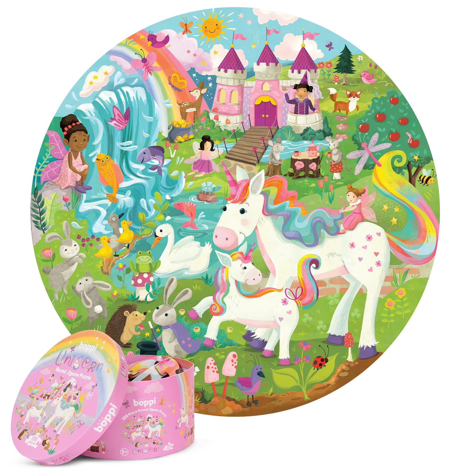 Children’s Jigsaw Puzzle by boppi – 150 Piece Unicorn Puzzle for Girls – Made with 100% Recycled Card