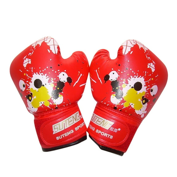 Children's Kickboxing Gloves for Ages 3-10 - Durable Faux Leather with Breathable Palm Design for Optimal Striking Protection - Ideal for Training and Competition