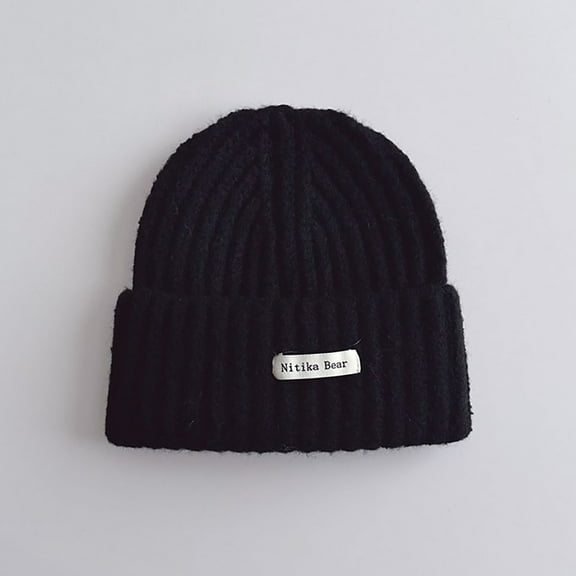 Children's Kids Girls Boys Thermal Lined Plain Hat Stretchy Beanie Hat 1 to 15 Yeas for Winter Autumn