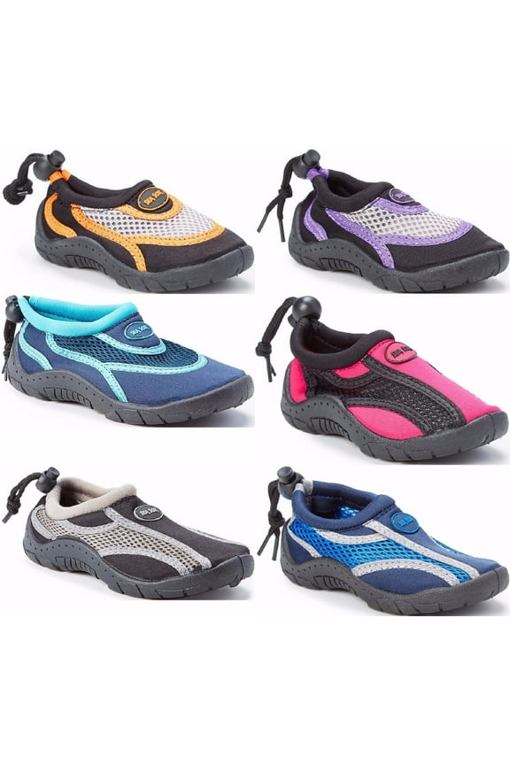 Children's Kids Water Shoes Aqua Socks Beach Pool Yoga Exercise Waterproof Durable Adjustable Toggle Unisex
