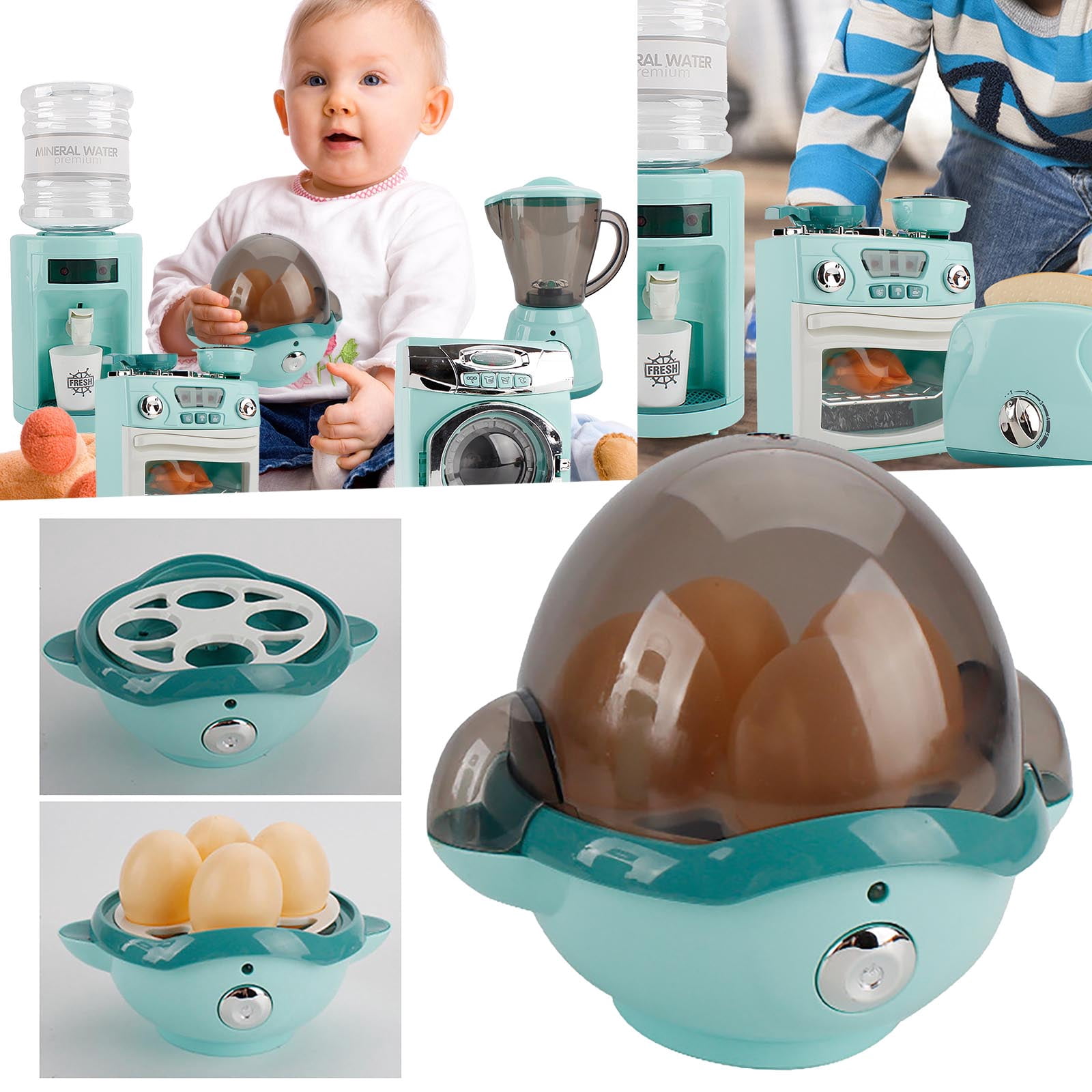 Toy Tableware Children's Kitchen Equipment Pretend Toy Tableware Children's Home ...
