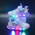 thumbnail image 1 of Children's LED Casual Shoes Girls Breathable Non-Slip Light-Up Sneakers Luminous Sneakers for Girls Sport Running Walking School Shoes, 1 of 4