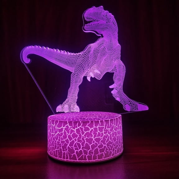 Children's LED Night Light, 3D Dragon Illusion Lamp for Bedroom Decor, Remote-Controlled 16-Color Changing, Perfect as a Christmas or Birthday Gift