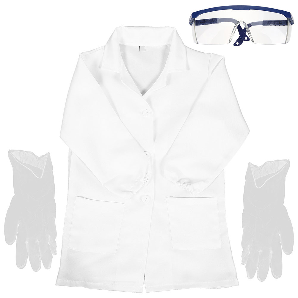 Children's Lab Coat Experimental Clothes Clothing Dreses Doctor Costume for Kids Scientist