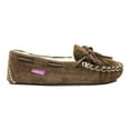 thumbnail image 1 of Lamo Sheepskin CK1595-CHC-4Y Kids Britain Moc, Chocolate - 4 Years, 1 of 2