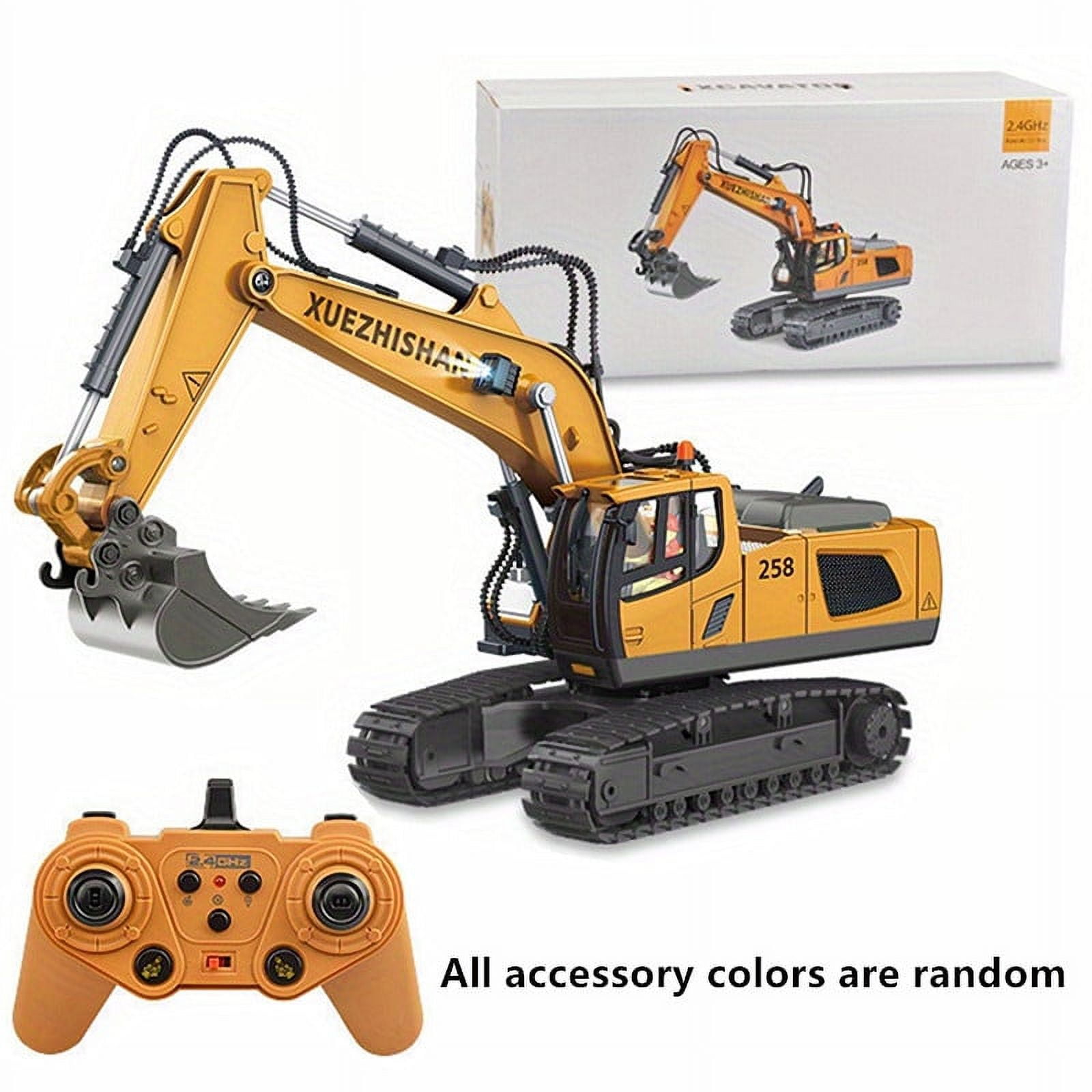 Children's Large Remote Control Excavator 11channel Crawler Soil