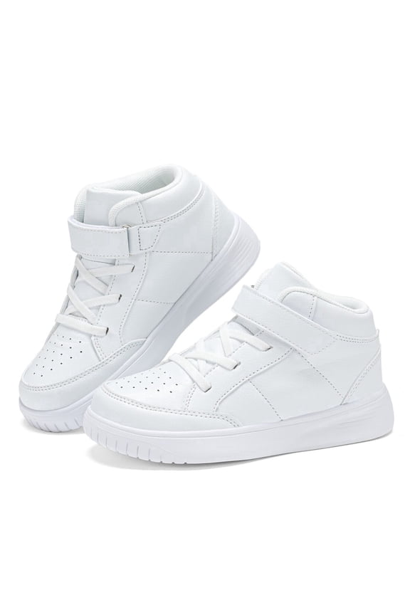 Children's Lightweight Running Sneaker with Adjustable Hook & Loop Closure Casual Shoes (Unisex)