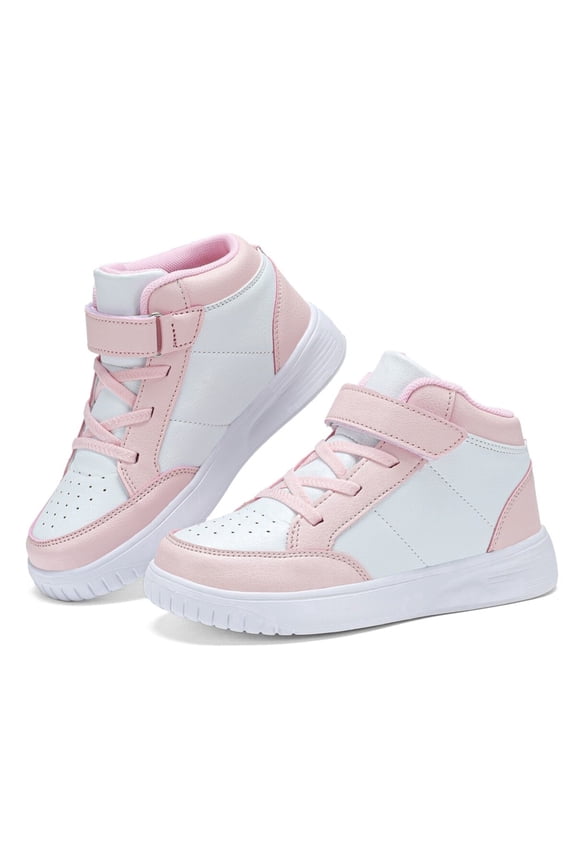 Children's Lightweight Running Sneaker with Adjustable Hook & Loop Closure Casual Shoes (Unisex)