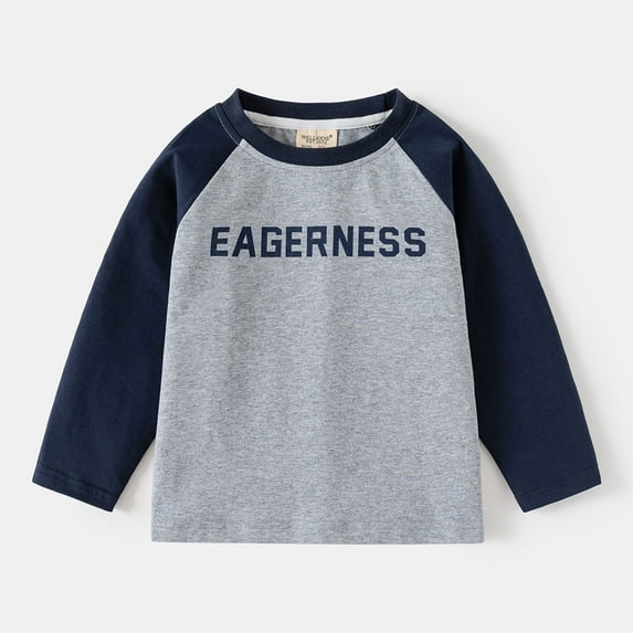 TYGHBN Children's Long Sleeve T Shirt New Sleeve Base Shirt Long Boy Boy Thermal Shirt Boys Athletic Boys Muscle Tee Short Sleeve Shirt Long Tee Shirt Long Sleeve Shirt for Boys Infantry Top Men