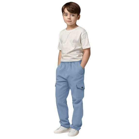 Children's Loose Casual Comfortable Pants Mid Size Children's Leg Tied Pants Sports Pants Boys Sweatpant Girls Sweatpants Fall Pants Casual Pants Cute Sweatpants Kids Pants
