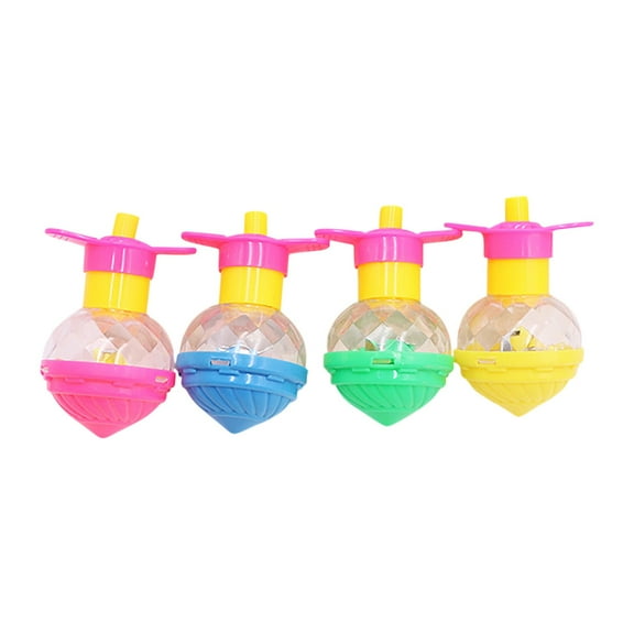 Children's Luminous Spinning Top Toy - Non-Toxic ABS Plastic, Glows When Rotating, Fun for All Ages, Perfect for Party Favors, 1PC, Random Emitter Color
