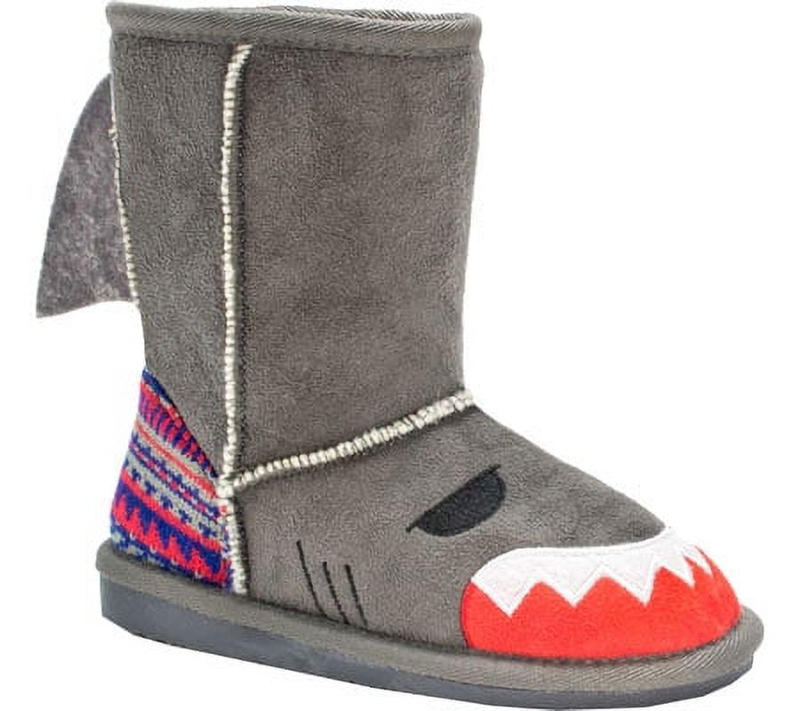Muk Luks Kid s Rex Dinosaur Fashion Boots Green Polyester Rubber 11 Little Kid M Walmart