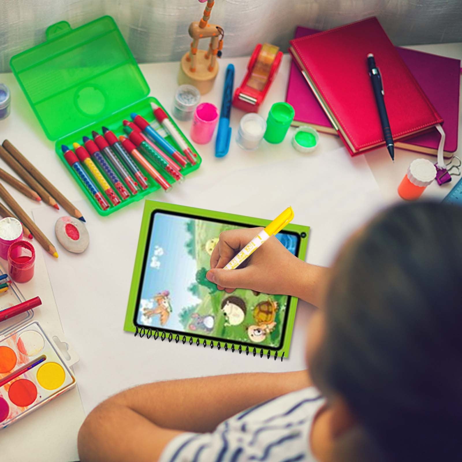 Children's Magical Water Painting Book Repeatedly Graffiti Clear Water