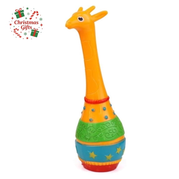 Children's Maracas Giraffe, Early Education Musical Instruments, Musical Maracas with Sound, Kids Percussion Shaker Toy, Rhythm Development Toy, Handheld Music Toy for Toddlers 1-3 Years Olds
