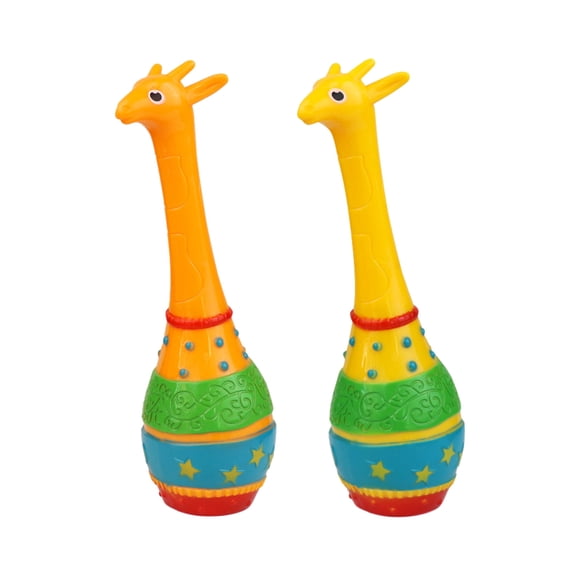 Giraffe Shaker Percussion Instrument,Maracas Early Music Enlightenment Tool,Sensory Rhythm Training Device,Hand-Eye Coordination Musical Toy,Auditory Skill Educational Gift,Baby Sound Exploration