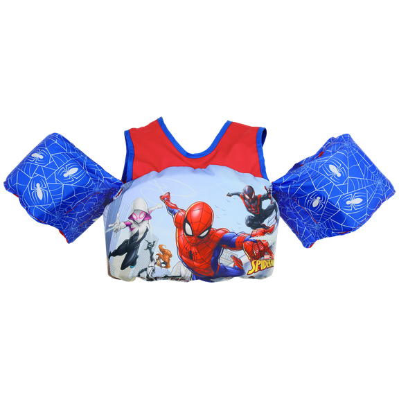 Spiderman Life Jacket for Kids, Children’s Paddle Pal Swim Life Vest, 33-55 lbs., Unisex