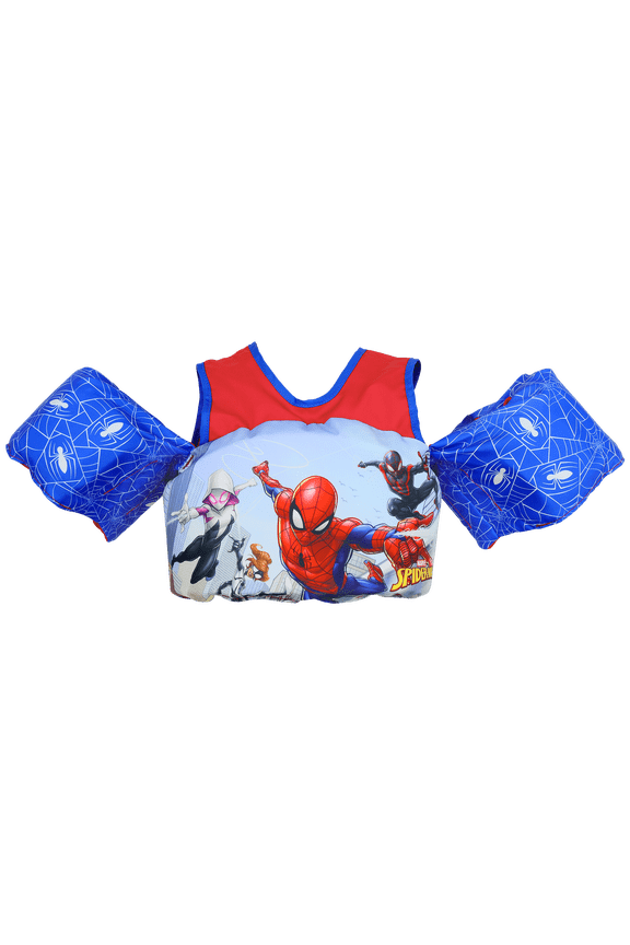 Spiderman Life Jacket for Kids, Children’s Paddle Pal Swim Life Vest, 33-55 lbs., Unisex