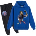 thumbnail image 1 of Children's Mbappé Hoodie Sets Kids Long Sleeve Pullover Tops with Sweatpants Loose Fit for Boys Girls Sweatsuit, 1 of 3
