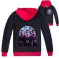 thumbnail image 1 of Children's Mbappé Neymar Graphic Zipper Outerwear Sport Hooded Outerwear Jacket Sweatshirt Hood Hoodies Jacket Tops, 1 of 6