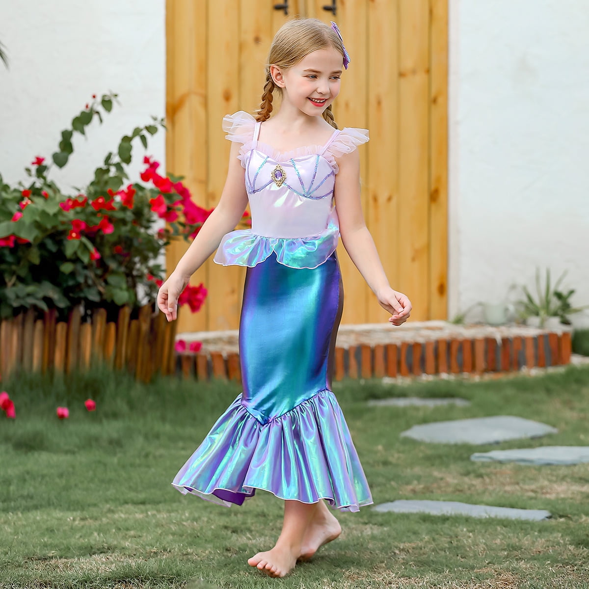 Mermaid deals style dress for little girl