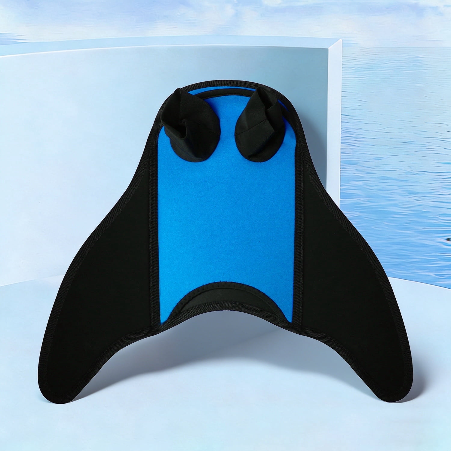 Kids Mermaid Swim Fins, Lightweight Adjustable Monofin Snorkeling Tail Fin for Pool Training and Swim Practice