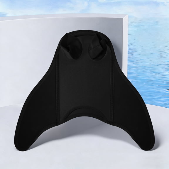 Kids Mermaid Monofin Swim Fins, Lightweight Silicone Swimming Training Tail for Beginners, Pool and Beach Water Sports