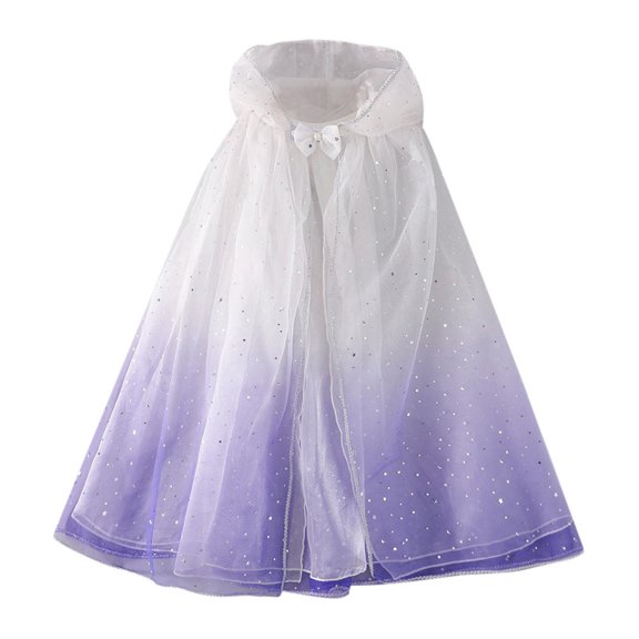 Children's Mesh Hooded Cape One Button Cape Color Windproof Sun